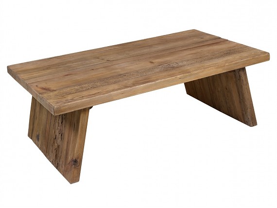 Mesa baja salón madera reciclada Ambient