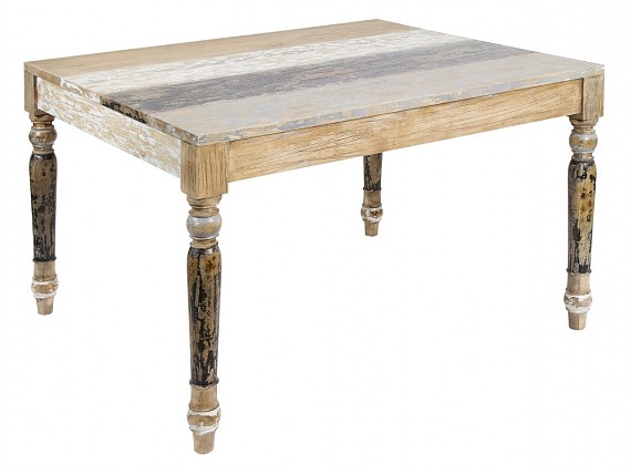 Mesita de noche rústica de madera envejecida