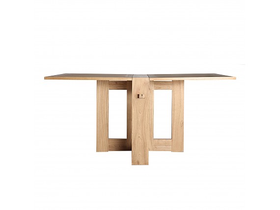 Mesa plegable madera Mindi color natural 