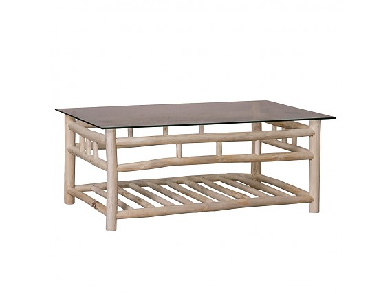 Mesa Teka y cristal