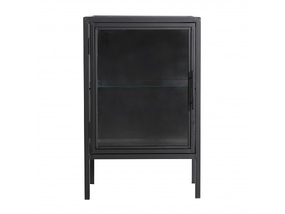 Mesita con puerta de cristal
