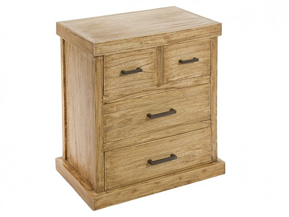 Mueble perchero recibidor con puertas y estante vintage