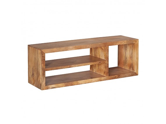 Mueble tv abierto madera natural