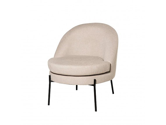 Butaca de sillón redondo con respaldo