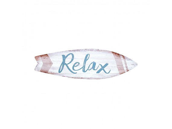 Placa decorativa de pared tabla surf Relax