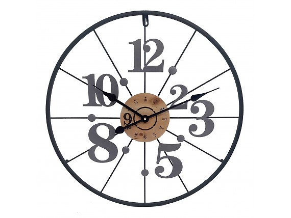 Reloj metal 60 cm