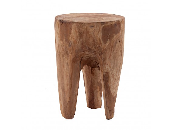 Reposapiés banqueta madera Teka