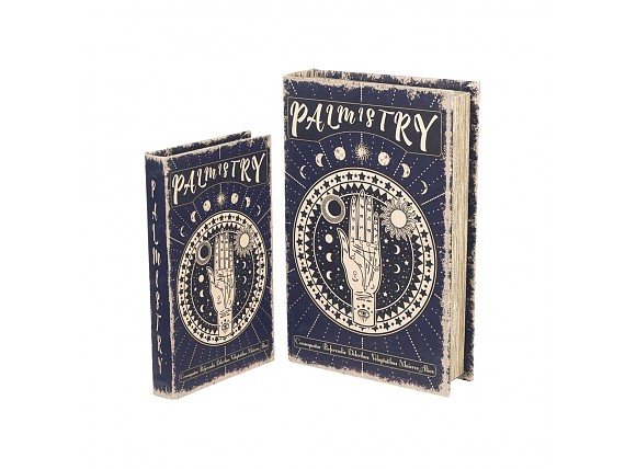 Set 2 cajas libro palmistry