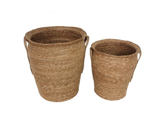 Set dos cestas Palma y Hierba Marina